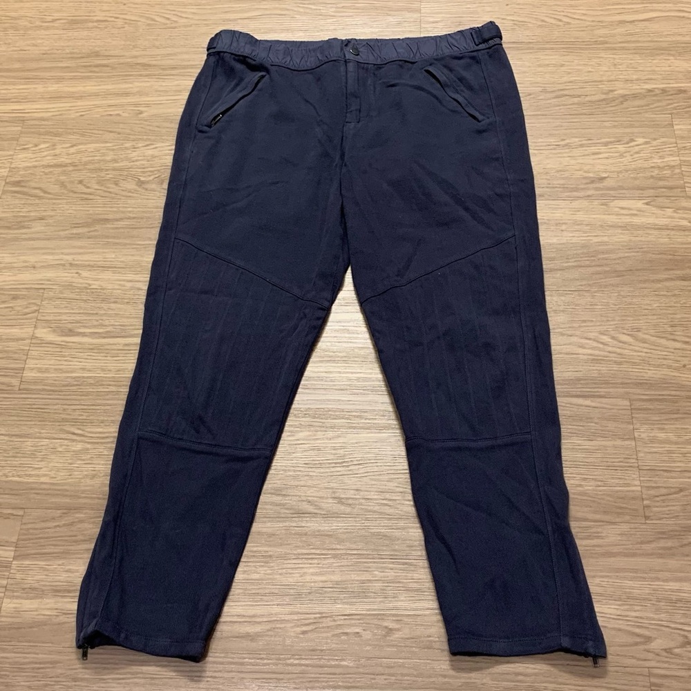 James Perse Cotton Blend Soft Ankle Zip  Pants Size 3 / L